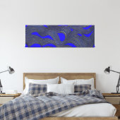 Abstrakte Seascape Fractured Waves 18 Leinwanddruck (Insitu (Schlafzimmer))