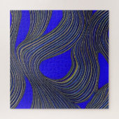 Abstrakte Seascape Fractured Waves 18 Puzzle (Horizontal)