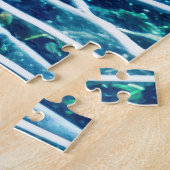 Abstrakte Seascape Fractured Waves 19 Puzzle (Seite)