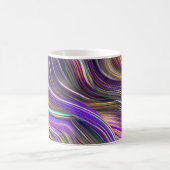 Abstrakte Seascape Fractured Waves 24 Kaffeetasse (Mittel)