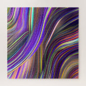 Abstrakte Seascape Fractured Waves 24 Puzzle (Horizontal)