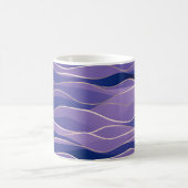 Abstrakte Seascape Fractured Waves 26 Kaffeetasse (Mittel)