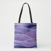Abstrakte Seascape Fractured Waves 26 Tasche (Vorderseite)