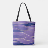 Abstrakte Seascape Fractured Waves 26 Tasche (Rückseite)