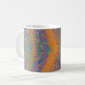 Abstrakte Seascape Fractured Waves 27 Kaffeetasse (Vorderseite Links)
