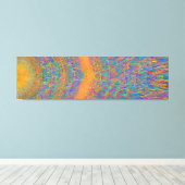 Abstrakte Seascape Fractured Waves 27 Leinwanddruck (Insitu (Holzboden))