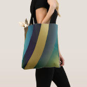 Abstrakte Seascape Fractured Waves 30 Tasche (Von Nahem)