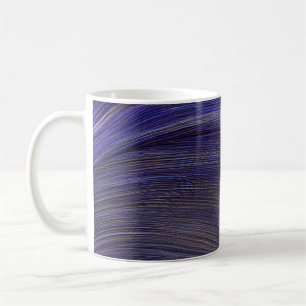 Abstrakte Seascape Fractured Waves 31 Kaffeetasse