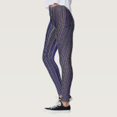 Abstrakte Seascape Fractured Waves 31 Leggings (Links)