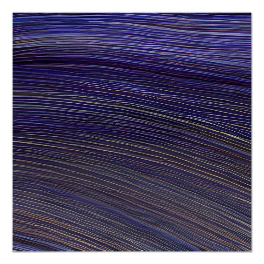 Abstrakte Seascape Fractured Waves 31 Poster (Vorderseite)