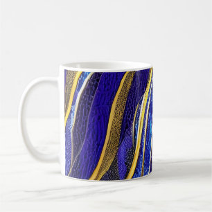 Abstrakte Seascape Fractured Waves 33 Kaffeetasse