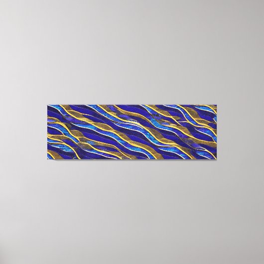 Abstrakte Seascape Fractured Waves 33 Leinwanddruck (Vorderseite)