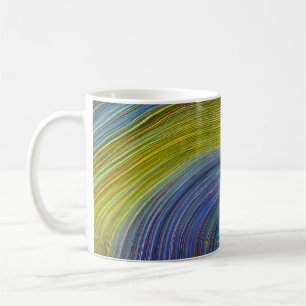 Abstrakte Seascape Fractured Waves 34 Kaffeetasse