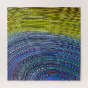 Abstrakte Seascape Fractured Waves 34 Puzzle