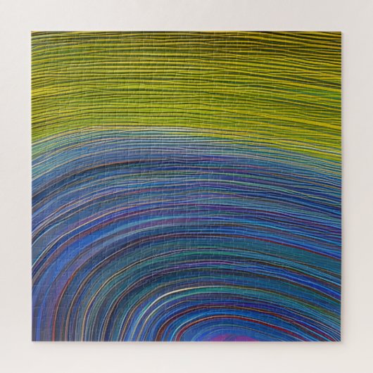 Abstrakte Seascape Fractured Waves 34 Puzzle (Vertikal)