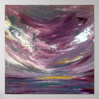 Abstrakte Seascape Poster