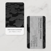 Abstrakte sechseckige Formen in 3d-Optik Visitenkarte (Vorne/Hinten)