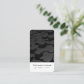 Abstrakte sechseckige Formen in 3d-Optik Visitenkarte (Stehend Vorderseite)