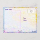 abstrakte Seelliken 7 Postkarte (Rückseite)