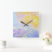 abstrakte Seelliken 7 Quadratische Wanduhr (Zuhause)