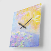 abstrakte Seelliken 7 Quadratische Wanduhr (Winkel)