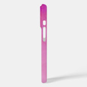 Abstrakte Seidenrosa Herzlinie Case-Mate iPhone Hülle (Rückseite / Links)