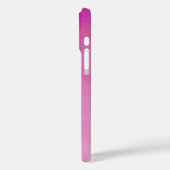 Abstrakte Seidenrosa Herzlinie Case-Mate iPhone Hülle (Rückseite / Links)