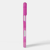 Abstrakte Seidenrosa Herzlinie Case-Mate iPhone Hülle (Rückseite / Rechts)