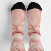 Abstrakte Seidenstruktur Socken (Oben)
