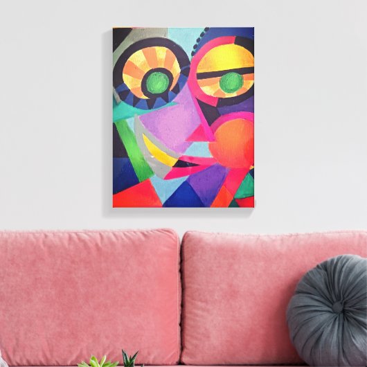 Abstrakte Seite #1 Leinwanddruck (Insitu (Wohnzimmer))