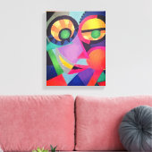 Abstrakte Seite #1 Leinwanddruck (Insitu (Wohnzimmer))