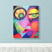 Abstrakte Seite #1 Leinwanddruck (Insitu (Holzboden))