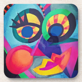 Abstrakte Seite 2 Getränkeuntersetzer