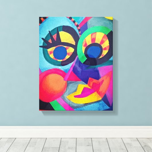 Abstrakte Seite 2 Leinwanddruck (Insitu (Holzboden))