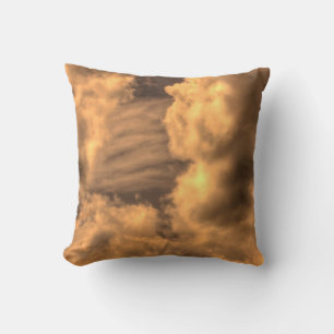 Abstrakte Sepia Cloud Background Abstract, art, ar Kissen