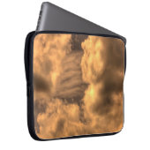 Abstrakte Sepia Cloud Background Abstract, art, ar Laptopschutzhülle (Vorne Rechts)