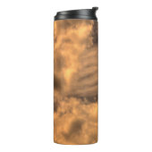 Abstrakte Sepia Cloud Background Abstract, art, ar Thermosbecher (Nach links gedreht)