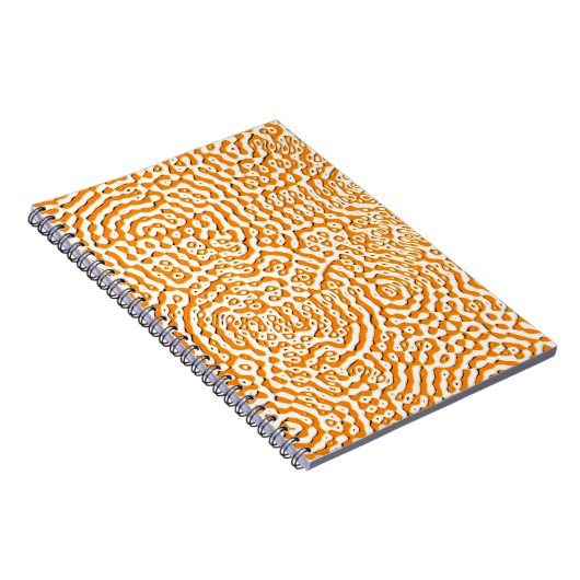 Abstrakte, sich wiederholende, nahtlose Textur Was Notizblock (Rechte Seite)