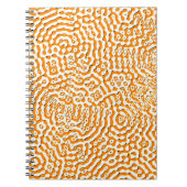 Abstrakte, sich wiederholende, nahtlose Textur Was Notizblock (Vorderseite)