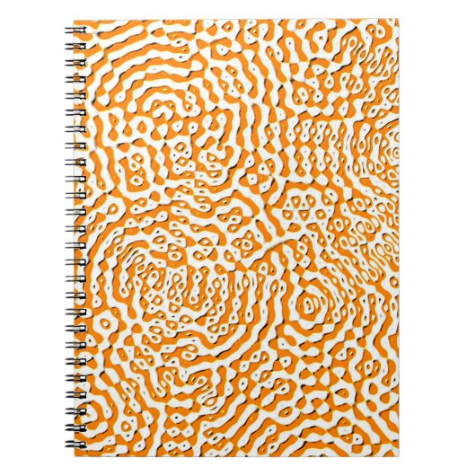 Abstrakte, sich wiederholende, nahtlose Textur Was Notizblock (Vorderseite)