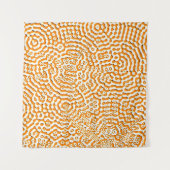 Abstrakte, sich wiederholende, nahtlose Textur Was Wandteppich (Vorderseite (Horizontal))