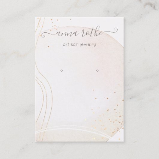 Abstrakte Signatur für Wasserfarben Visitenkarte (Vorderseite)