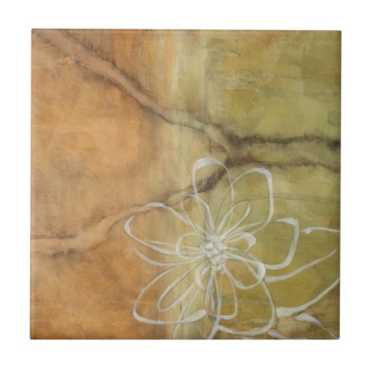 Abstrakte Silhouette auf dem Hintergrund des Tans Fliese (Vorderseite)