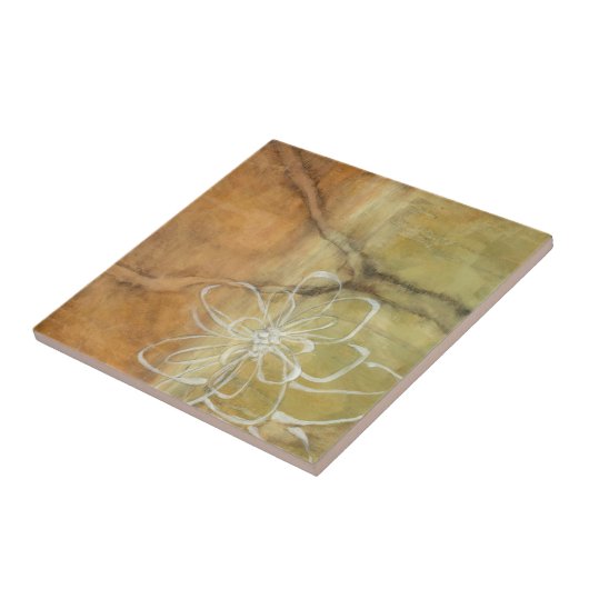 Abstrakte Silhouette auf dem Hintergrund des Tans Fliese (Seite)