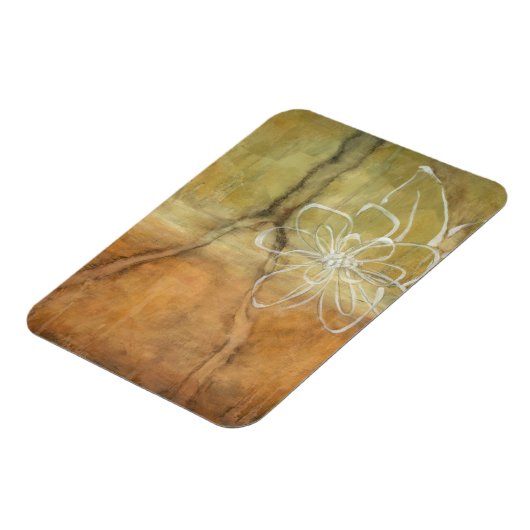 Abstrakte Silhouette auf dem Hintergrund des Tans Magnet (Linke Seite)