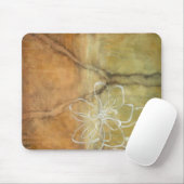 Abstrakte Silhouette auf dem Hintergrund des Tans Mousepad (Mit Mouse)