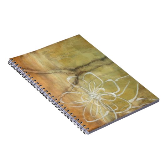 Abstrakte Silhouette auf dem Hintergrund des Tans Notizblock (Rechte Seite)