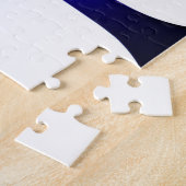 Abstrakte Silhouette Bäume für Kinder Puzzle (Seite)
