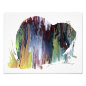 Abstrakte Silhouette Fotodruck (Vorne)