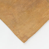 Abstrakte Silhouette-Malerei auf TAN-Hintergrund Fleecedecke (Ecke)